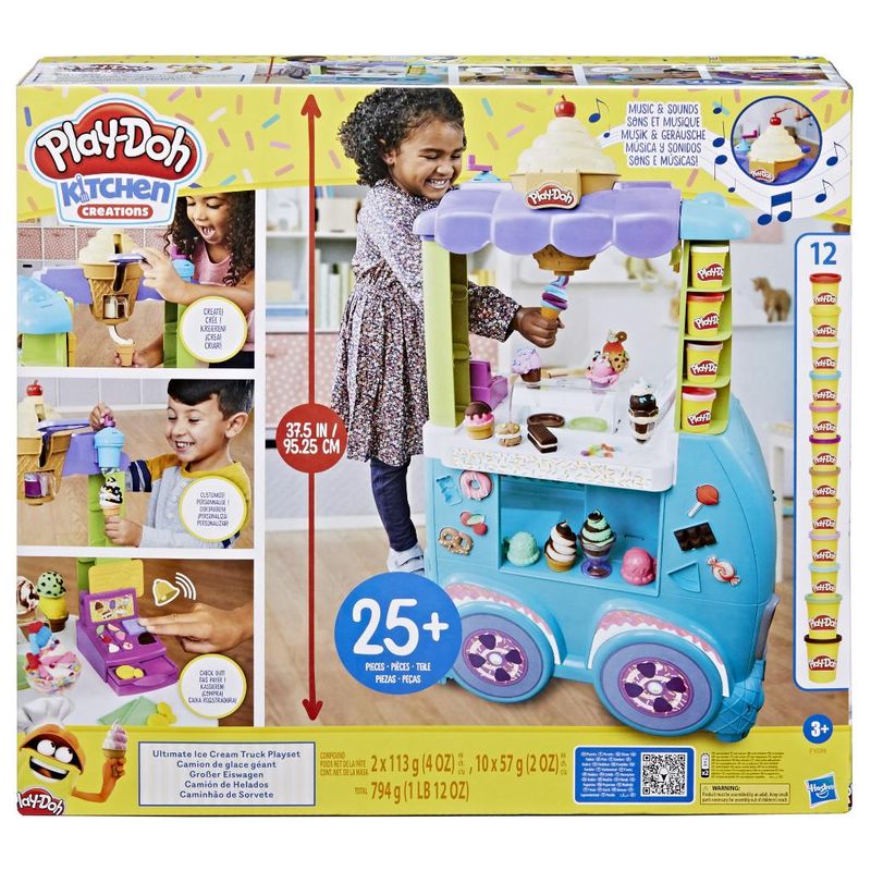 Conjunto-Massa-de-Modelar---Play-Doh---Super-Caminhao-de-Sorvete-com-Efeito-de-Som---Hasbro-1