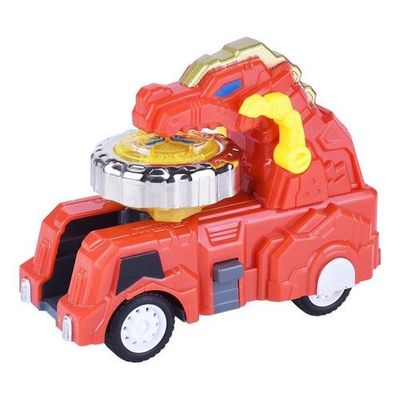 Pião Com Carro Lançador De Baybla- Dm Toys A Bateria Color