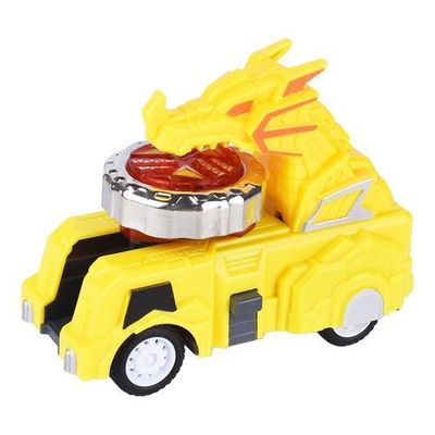 Pião Com Carro Lançador De Baybla- Dm Toys A Bateria Color