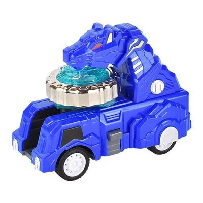 Pião Com Carro Lançador De Baybla- Dm Toys A Bateria Color