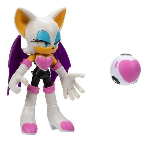 Boneco Sonic The Hedgehog Articulado Rouge - Ri Happy