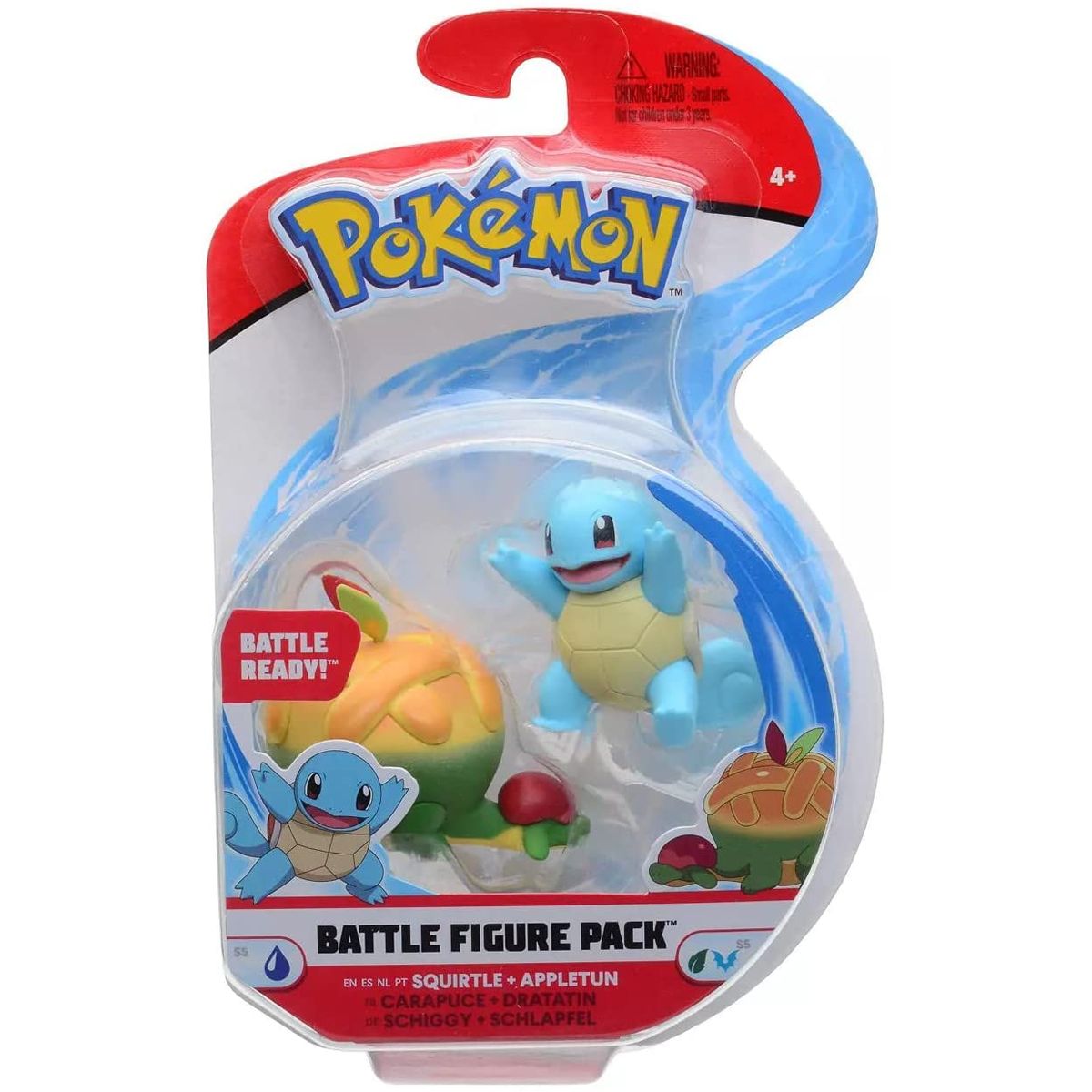 Pack com 2 Figuras de Batalha Squirtle e Appletun: Pokémon - Anime Mangá -  Sunny - Toyshow Tudo de Marvel DC Netflix Geek Funko Pop Colecionáveis