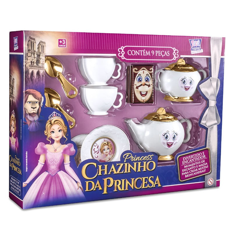 Jogo De Cha Barbie Princesa Xícara Bule Chazinho Infantil Casinha Cafe  Menina Rosa Presente Dia da Criança - Cotiplás Presente - Jogo de Chá  Infantil - Magazine Luiza