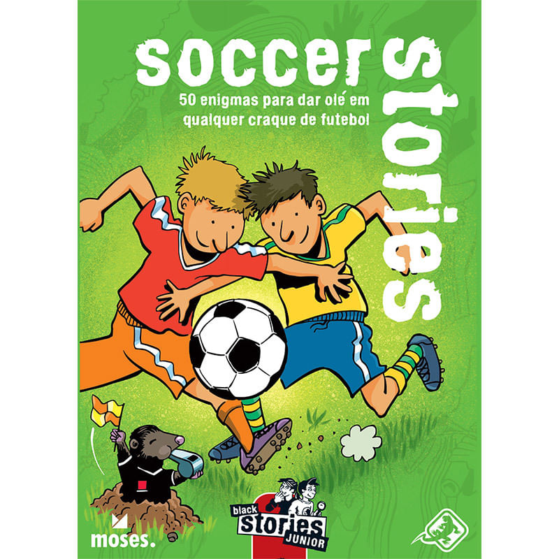 Place Games Black Stories Junior Soccer Stories Jogo de Cartas Galapagos  BLK206