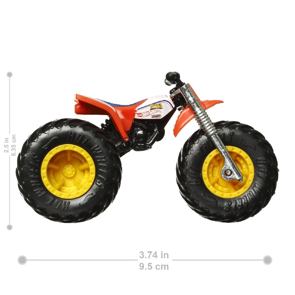 Monster Trucks Hot Wheels Roda-Livre Escala 1:64 - Tri-to Crush-me -  Apteryx Brinquedos