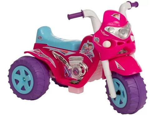 Moto Eletrica Infantil Grande 12v Sprint Turbo Com Capacete - Roxo - Ri  Happy