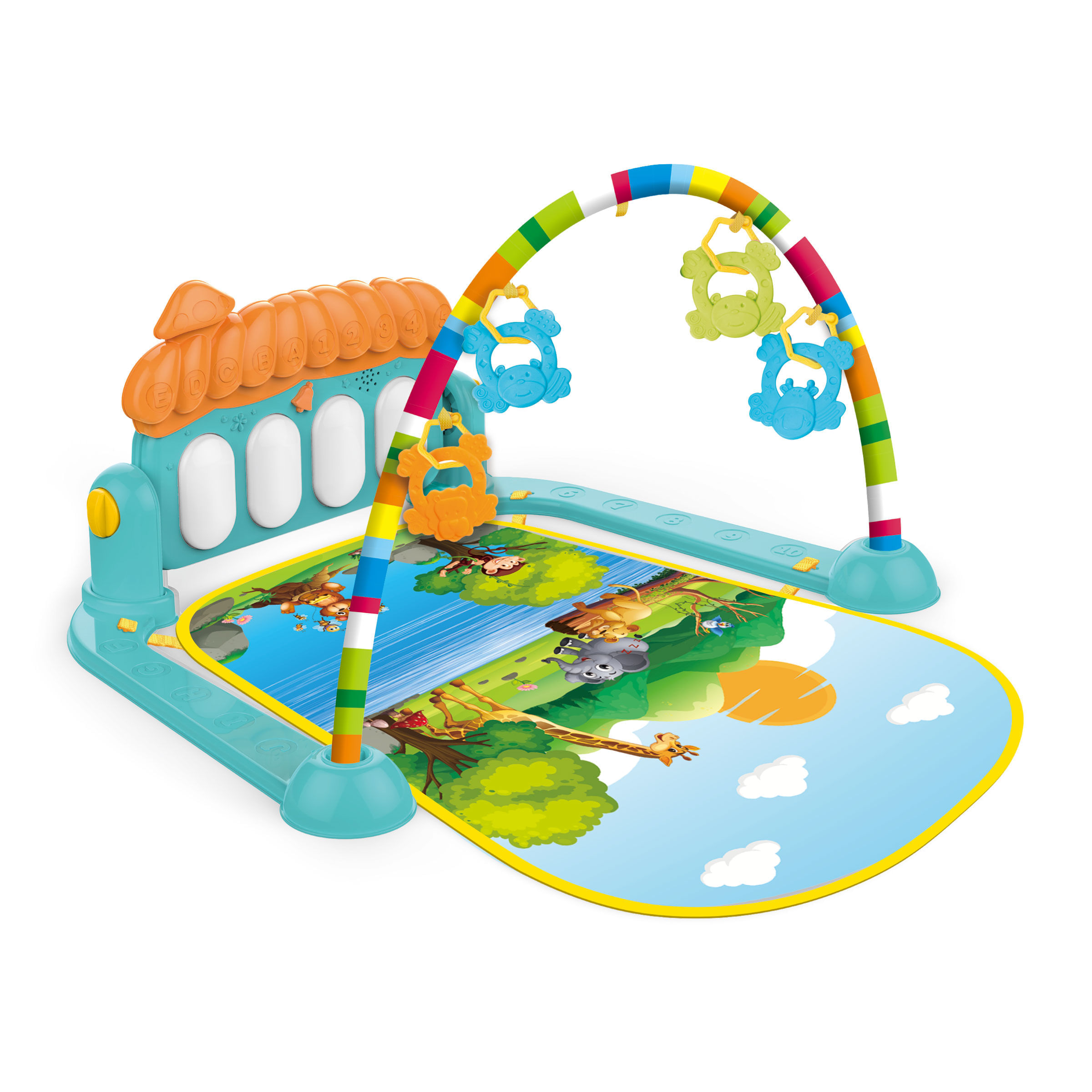 SAFIGLE 1Pc Cobertor De Jogo De Brinquedo De Música Brinquedos Para  Crianças Piano Infantil Teclado De Jogo Tapete De Teclado De Piano Tapete  De Chão Teclado De Piano Bebê Tapete Musical