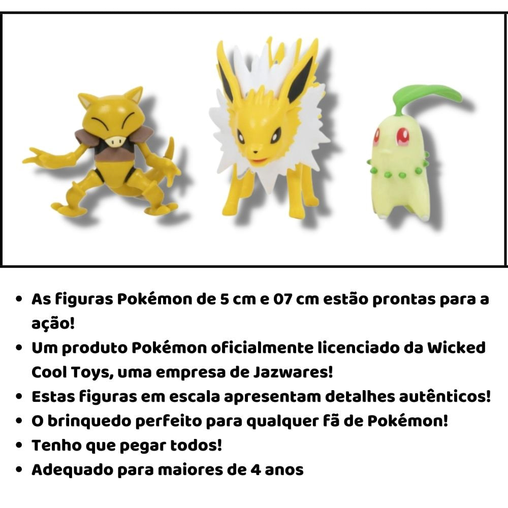 Brinquedo Pokemon - Battle Figure Pack Chikorita em Promoção na