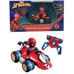 Veiculo-de-Controle-Remoto---Disney---Marvel---Homem-Aranha---Spin-Revolution---Candide---Vermelho-1