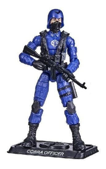Figura De Ação G.i. Joe Retrô Cobra Officer - Hasbro - E8857 - Ri