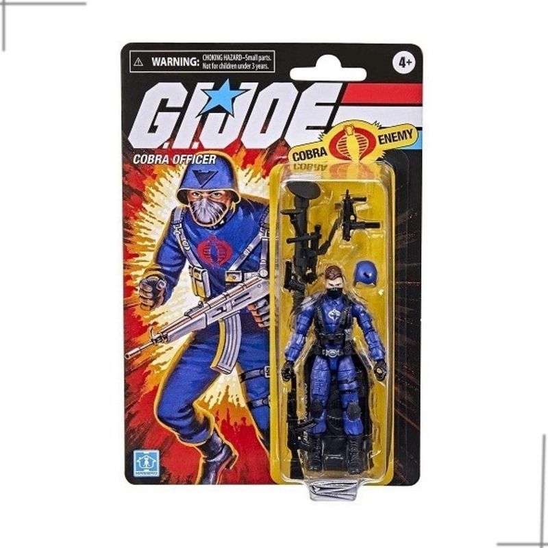Figura De Ação G.i. Joe Retrô Cobra Officer - Hasbro - E8857 - Ri