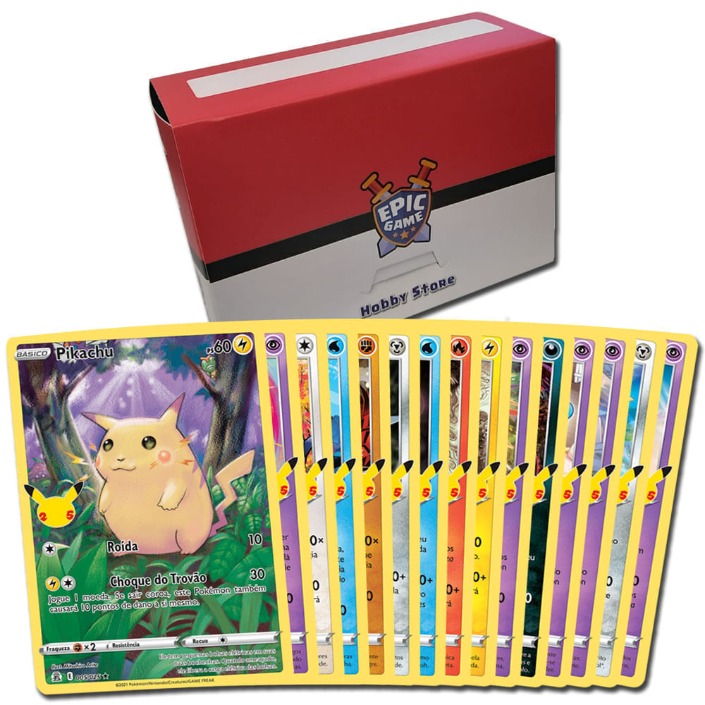 Jogo de Cartas e Baralho Carta Pokémon Ultra Rara Zamazenta-V Celebrações -  25 Anos 1 carta Copag Pokémon - Ri Happy