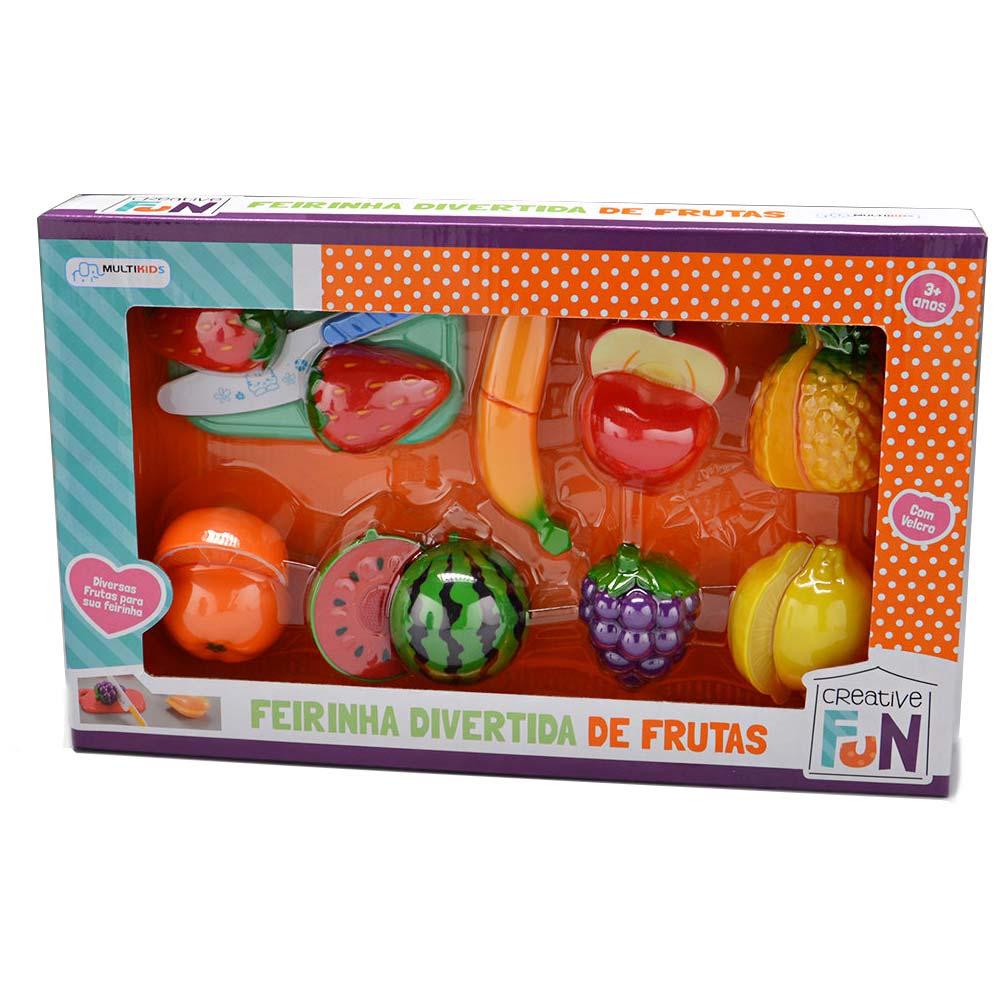 Kit Comidinha Infantil - Creative Fun - Super Feira Legumes - Multikids