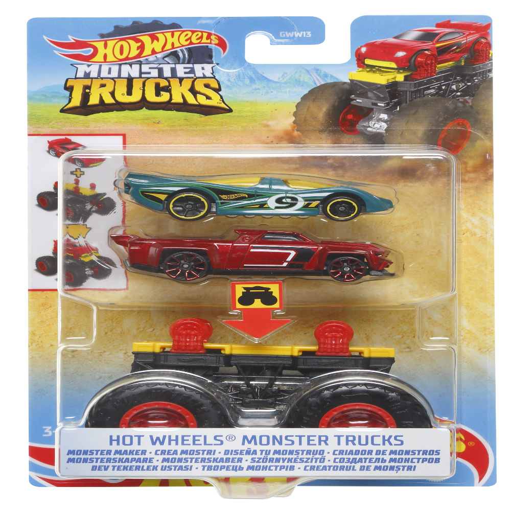 Carrinhos Hot Wheels Monster Truck Roxo Mattel GWW13 - Carrinho de