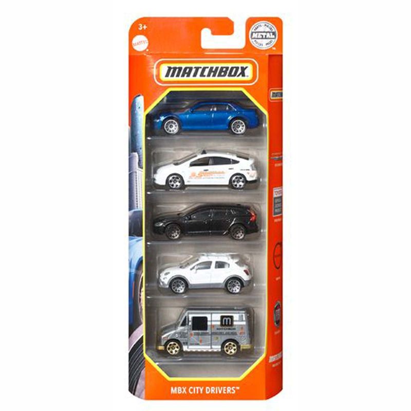 Pack 5 Matchbox - MBX City Drivers - HFH12 - Ri Happy