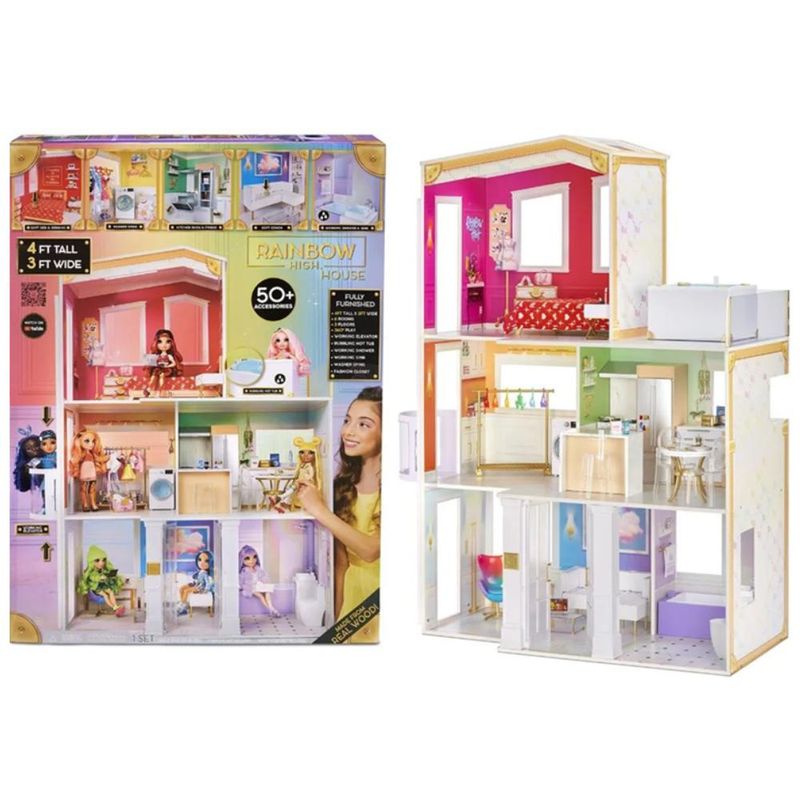 Playset---Rainbow-High---Casa-de-Madeira---Mga-0