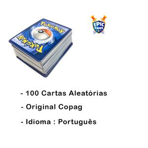 Lote Kit Pokemon 100 Cartas Aleatórias Sem Nenhuma Repetida - R$ 69,9