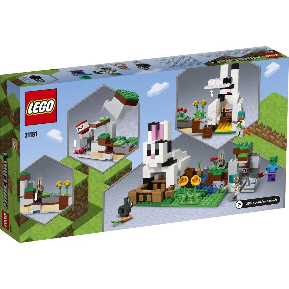 Minecraft O Rancho do Coelho 21181 LEGO