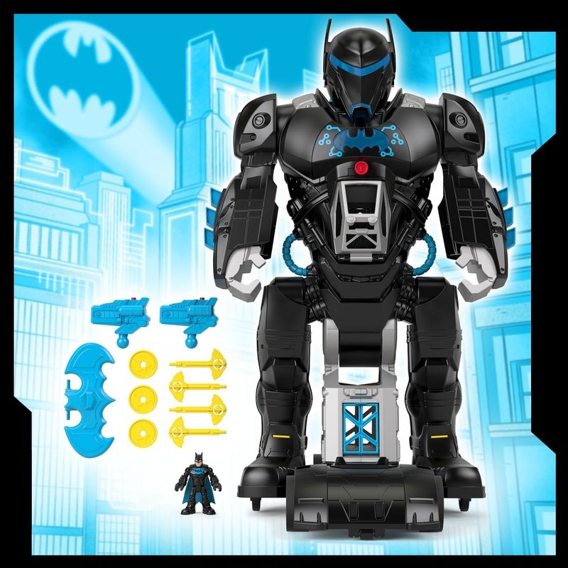 Robo-Tech-Batbot---Imaginext---DC-Super-Friends---Preto---Mattel--5