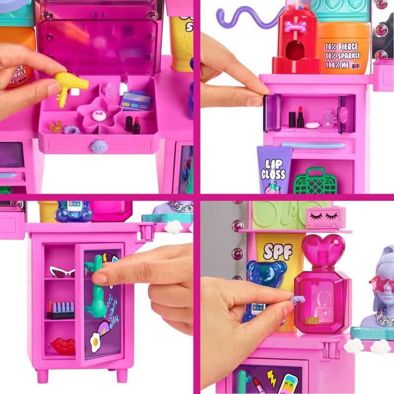 Jogo conjunto barbie extra animais de estimação roupas para bonecas e  acessórios 1 hdj39, mattel boneca