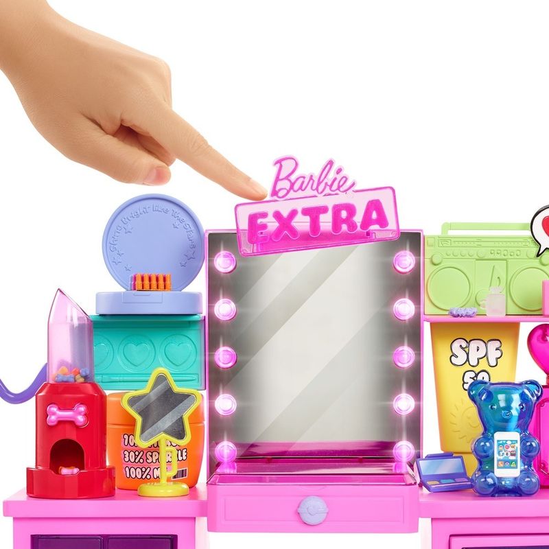 Jogo conjunto barbie extra animais de estimação roupas para bonecas e  acessórios 1 hdj39, mattel boneca