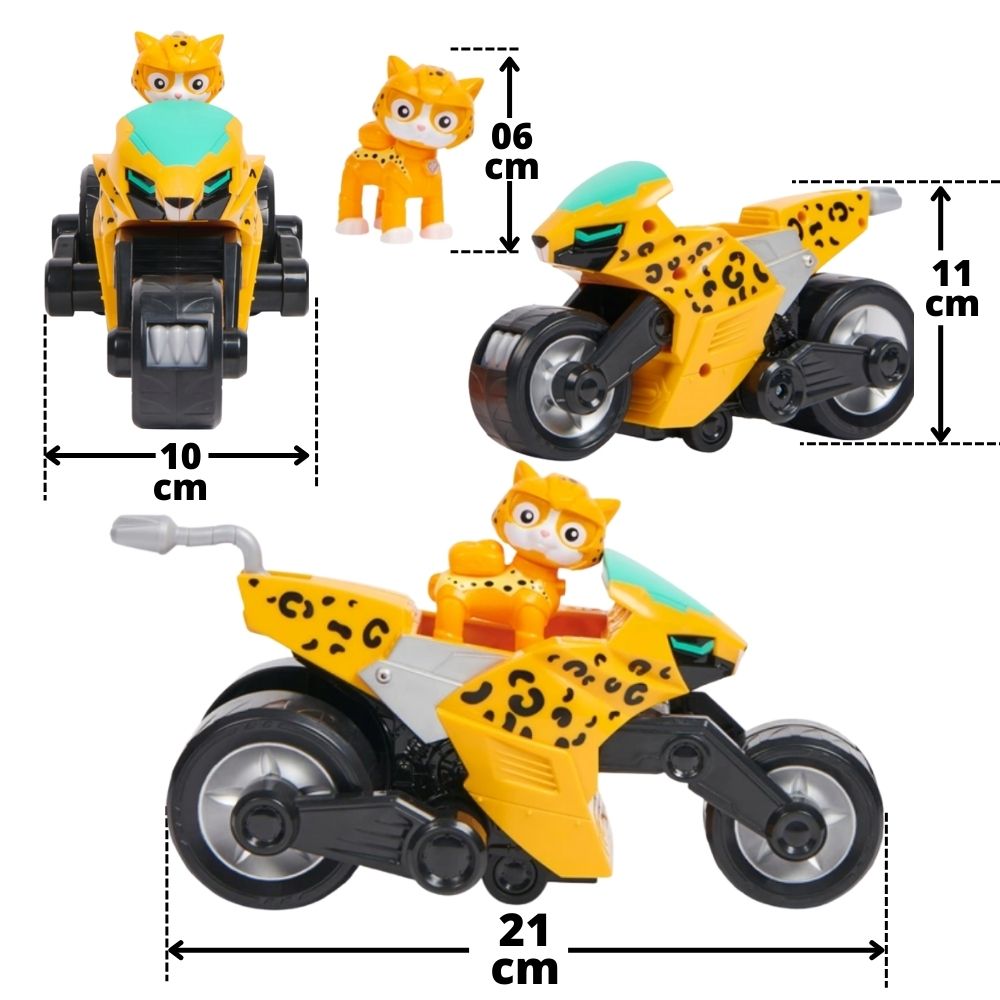 Patrulha Canina Boneco Gato Wild Veículo Ação Cat Pack Sunny - Ri Happy