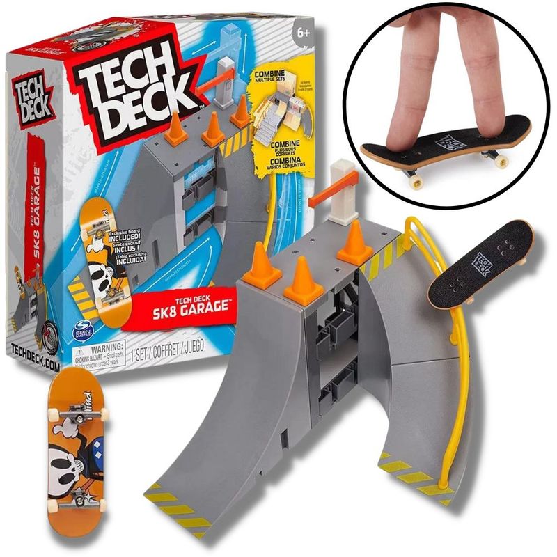 人気を誇る Pista Sk8 Garage Tech Deck - Rampa e Skate de Dedo - Sunny 彫刻・オブジェ