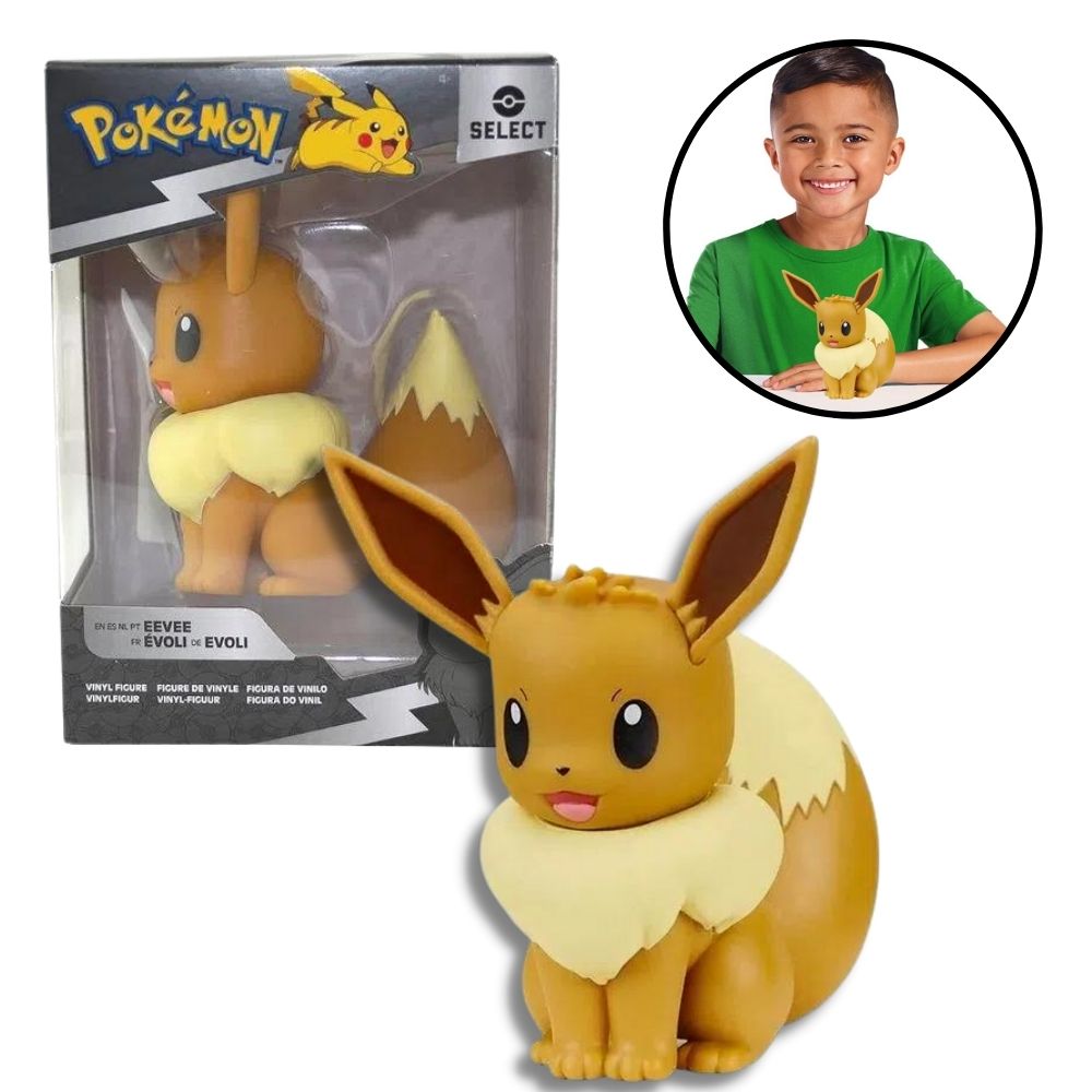 Bonecos Pokémon - Multi Pack 4 Figuras Evolução Eevee Sunny - WCT