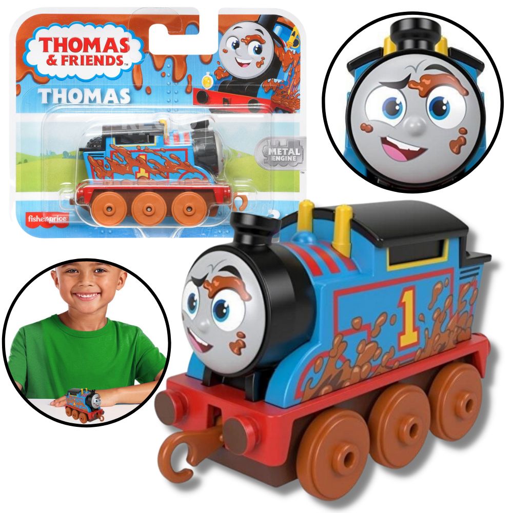 Thomas e Seus Amigos Trenzinho Thomas Motorizado 20cm Mattel - Ri Happy