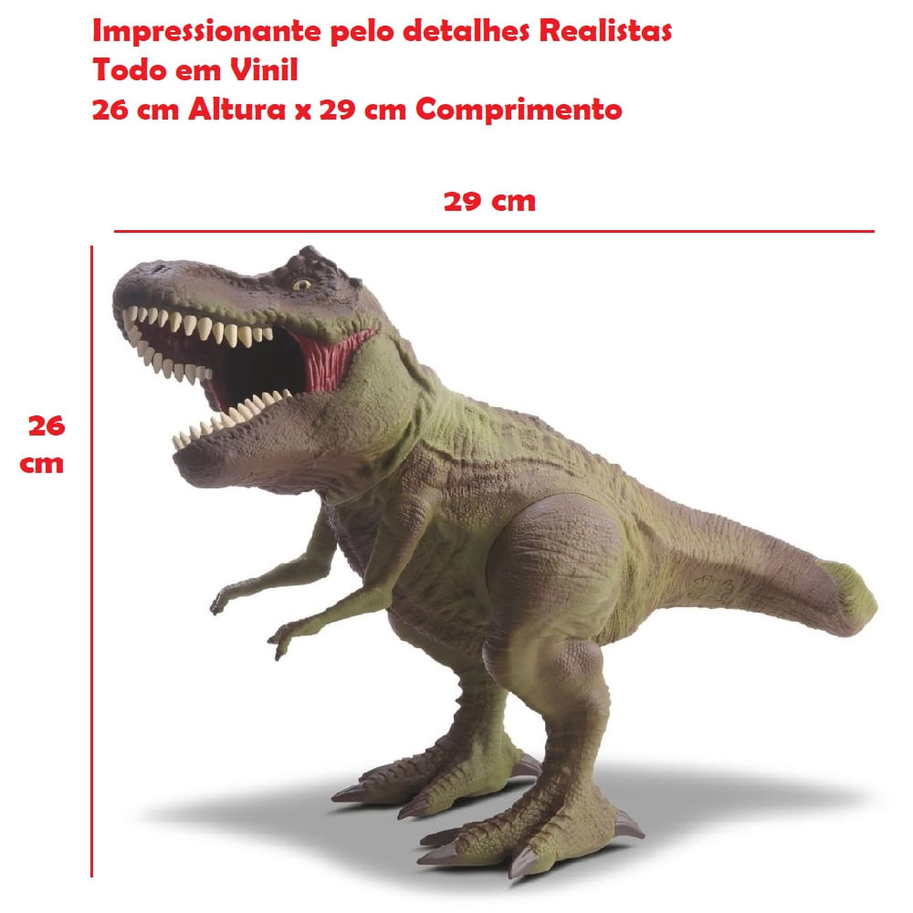 Dinossauro Pop Tiranossauro Rex Toy Vinil T Rex Grande