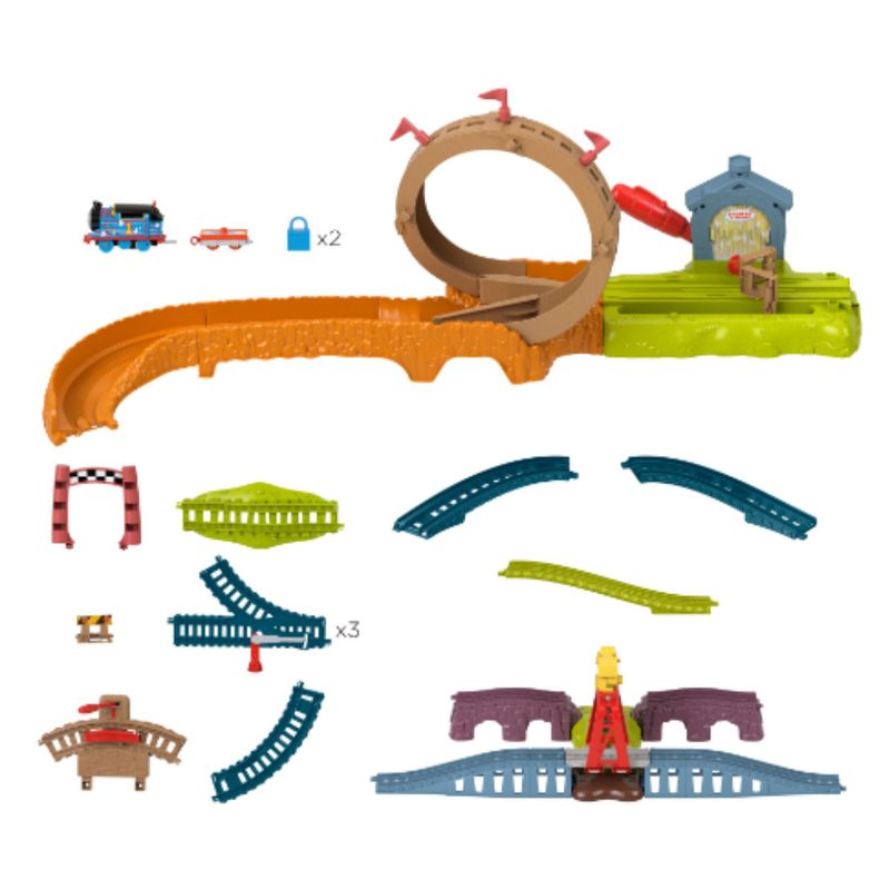 Conjunto-De-Locomotivas-E-Vagao---Thomas-E-Seus-Amigos---Mattel-2