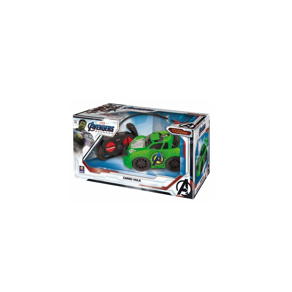Confira Carrinho De Controle Remoto Hulk Marvel Mimo