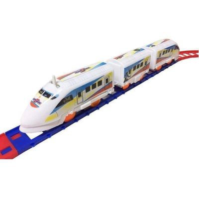 MINI TREM ELETRICO FERRORAMA BRINQUEDO INFANTIL LOCOMOTIVA TRILHOS A PILHA  HERO SQUAD VINTAGE - Ri Happy