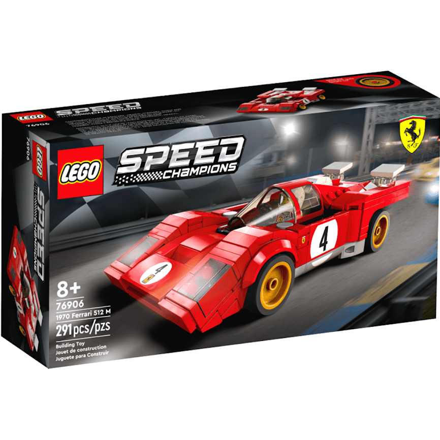 Lego Speed Champions Clássica 1970 Ferrari 512 M 76906 - Ri Happy