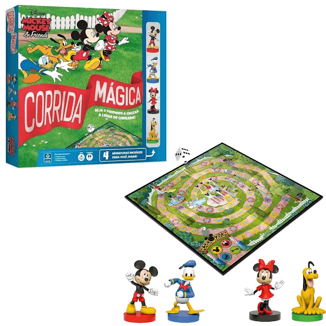 Jogo Disney Corrida Mágica Mickey Mouse e Amigos Cor: Estampado