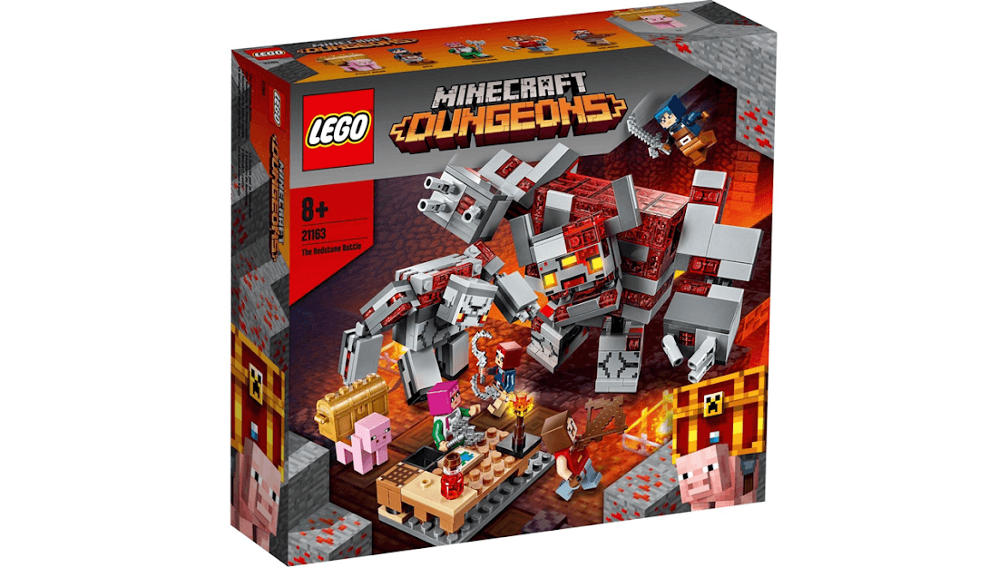 Lego Minecraft O Combate De Redstone 504 Peças 21163 Ri Happy