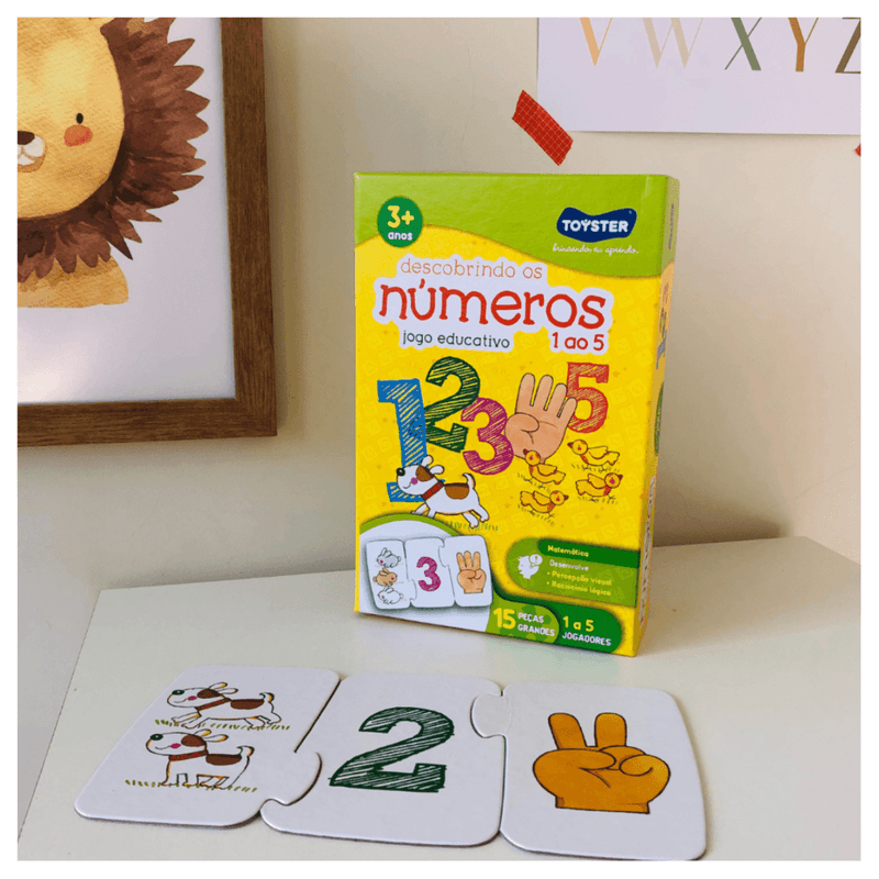 Montando os Números: 1 ao 20 - Quebra-cabeça Educativo - Toyster Brinquedos