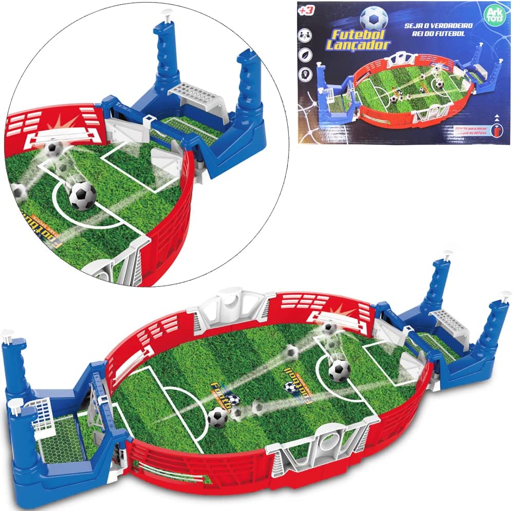Brinquedo Jogo de Futebol - Lançador Gol a Gol - Ark Toys - Ri Happy