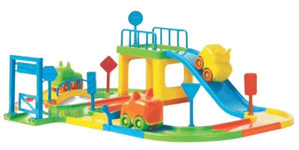 Pista De Carrinhos Brinquedo Corrida Infantil + 2 Carrinhos - Ri Happy