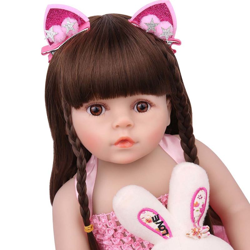 Boneca Articulada e Acessórios - Bebê Reborn - Laura Baby Adam