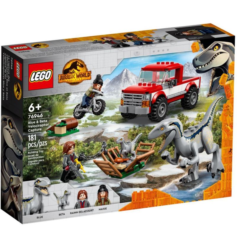 CAPTURA DOS VELOCIRAPTORES BLUE E BETA - 76946 - LEGO - Ri Happy
