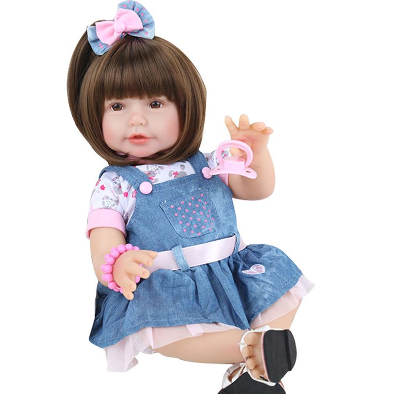 Boneca Articulada e Acessórios - Bebê Reborn - Laura Baby Adam