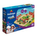 Conjunto-Blocos-De-Montar-E-Acessorios---Brincando-De-Engenheiro---Fazendinha---90-Pecas---Xalingo-1