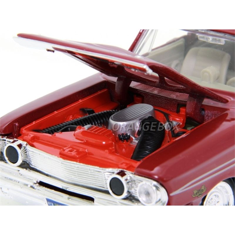 Ford Fairlane Thunderbolt 1964 Maisto 1:24 Vinho - Ri Happy