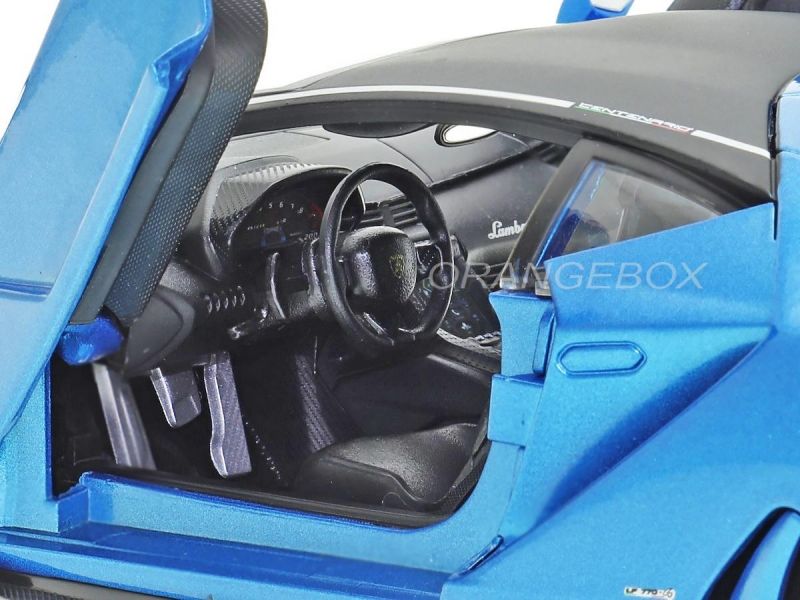 Miniatura Lamborghini Centenario 1/18 em Metal Cor Azul em