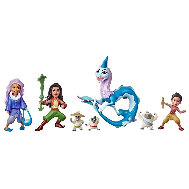 Conjunto-De-Mini-Bonecas---Disney---Raya-e-o-Ultimo-Dragao---Aventuras-em-Kumandra---Hasbro-0