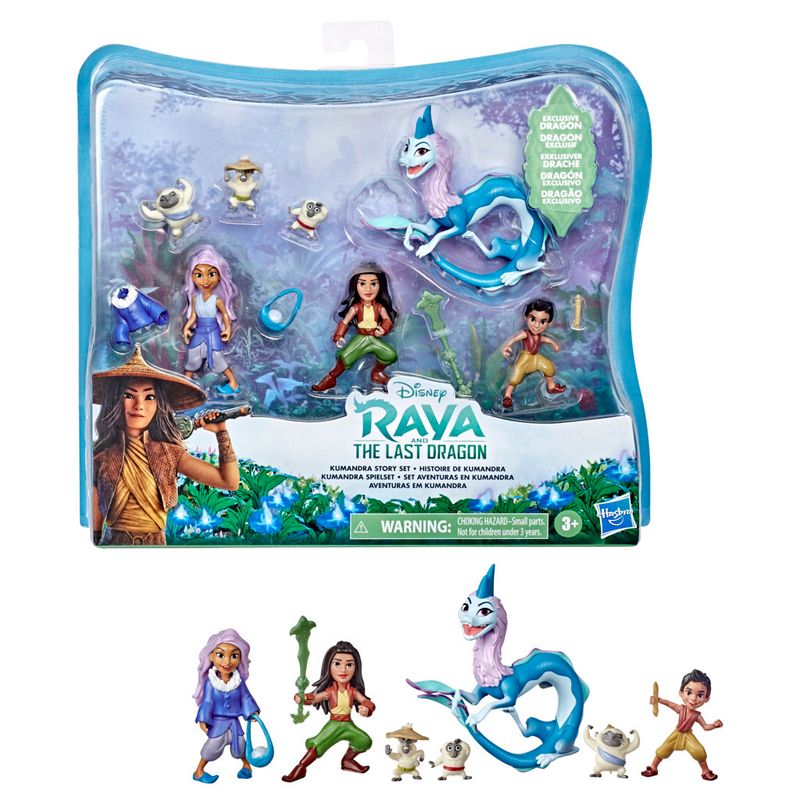 Conjunto-De-Mini-Bonecas---Disney---Raya-e-o-Ultimo-Dragao---Aventuras-em-Kumandra---Hasbro-2