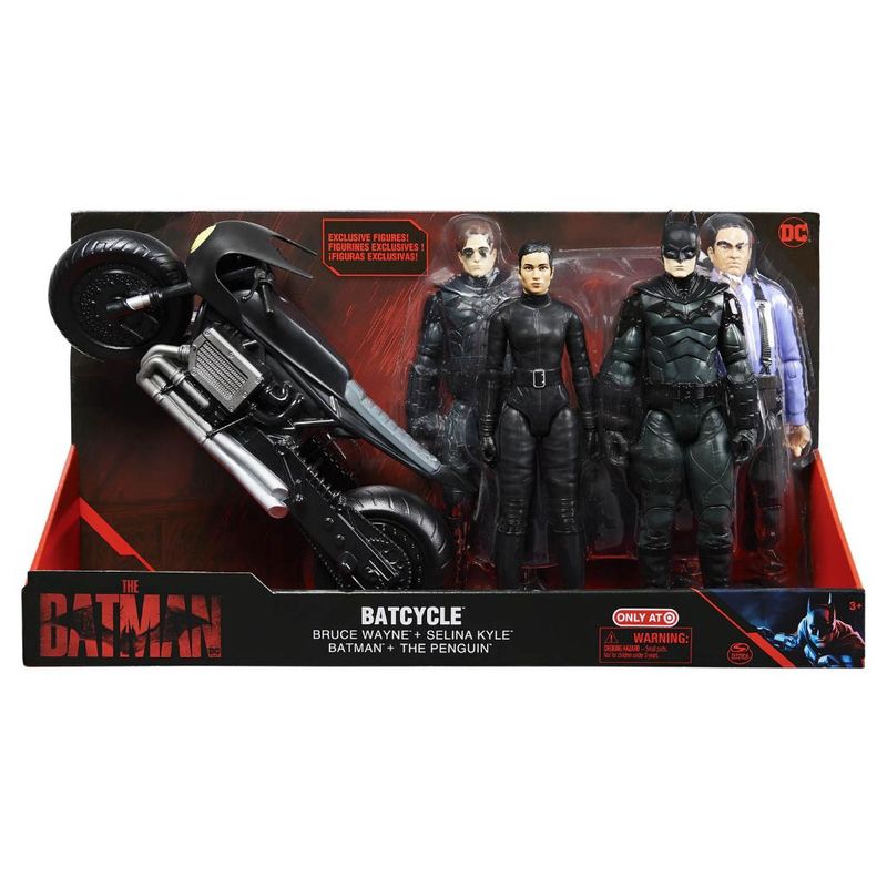 Mini-Figuras-e-Veiculo---DC-Comics---The-Batman---Batcycle-Wayne-Selina-Batman-e-Pinguim---Sunny-1