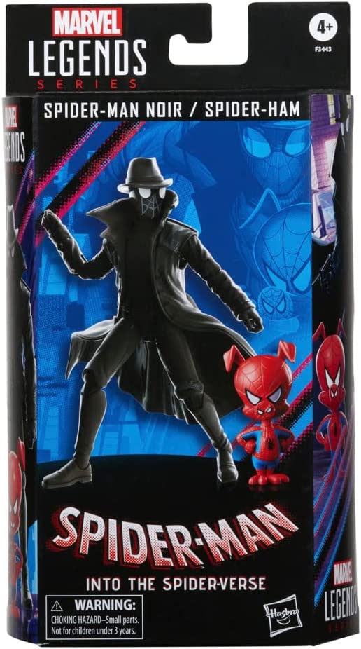 Marvel Legends Series Spider-Man Noir e Spider-Ham Kit Duplo - Hasbro
