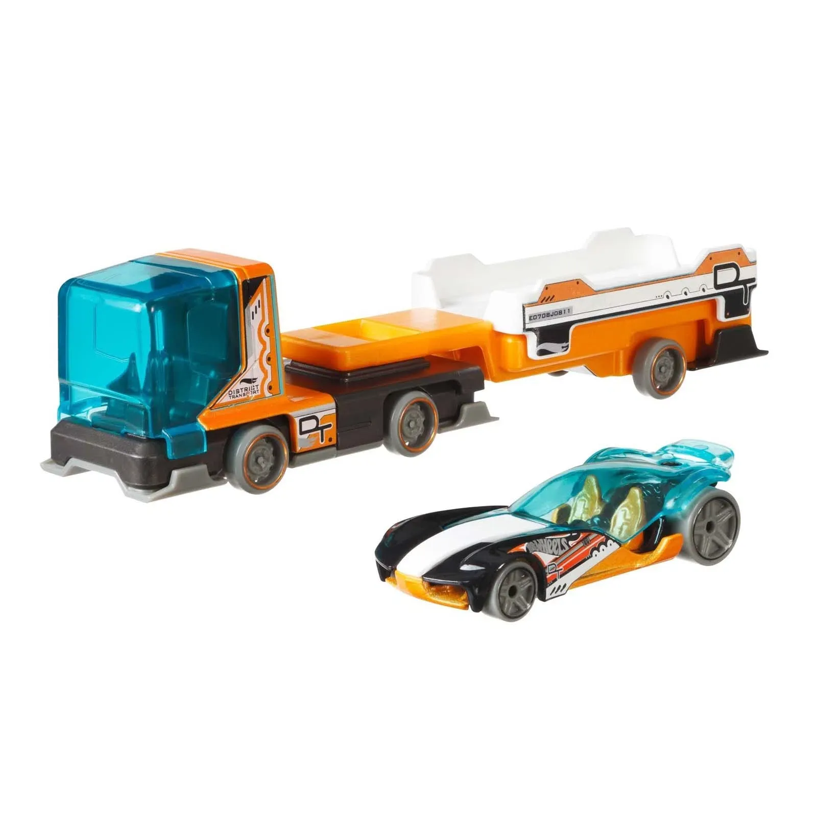 Hot Wheels Super Rigs Caminhão District Transport Mattel Ri Happy